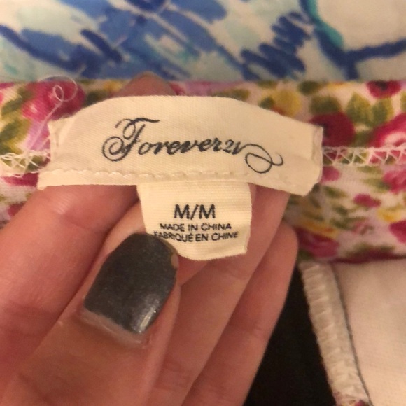 Forever 21 strapless sweetheart floral dress - Picture 5 of 5